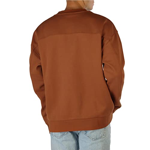 Sweatshirt Crewneck CK homme col rond en piqué interlock de taille M