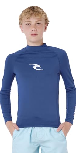UPF 50+ Sun Protection Long Sleeve Rashguard Swim Surf Shirt for Boys & Girls