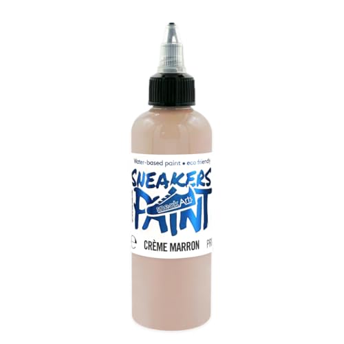 SneakArts Pintura para Cuero y Textil - 100ml (Crema Marrón)