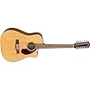 Fender CD-140SCE 12-String Dreadnought Cutaway Acoustic Electric Guitar with 2-Year Warranty, Fishman Pickup and Preamp System, Natural, with Case #3