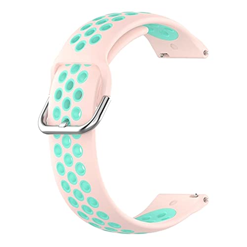 Image of ACM Watch Strap 22mm compatible with Boat Flash Edition Smartwatch | Silicone Belt Breatheable Dual Color Dot Band