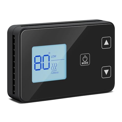 Briidea RV Single Zone Wall Thermostat - Compatible with Dometic 3316250.712, Digital Backlit Display, Works with Dometic 3316250.712 Systems, for Cool Only, Heat Pump & Heat Strip RV Air Conditioners