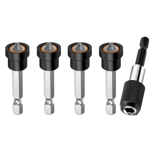 Premium Magnetic Drywall Screw Setter Set (5PCS)