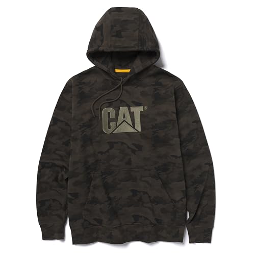 Caterpillar Men's Tall Trademark Hooded Sweatshirt (Regular and Big Sizes)