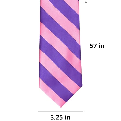 Image of tiemart Men's Striped Tie Standard Length