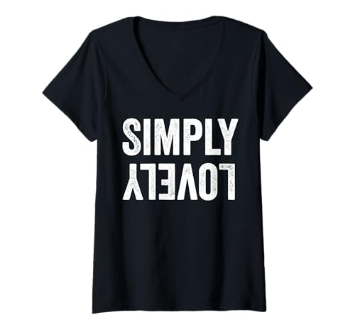 Femme Tout Simplement Charmant T-Shirt avec Col en V