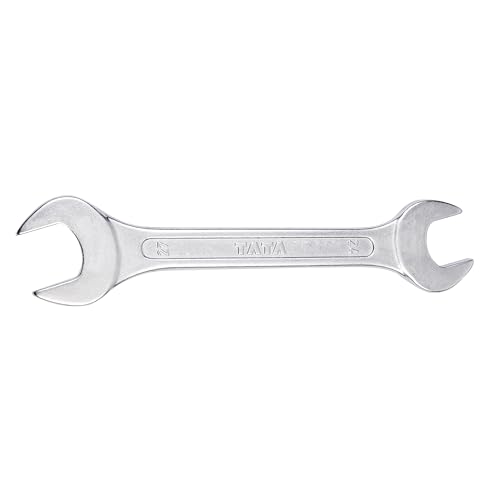 Image of Tata Agrico Ring Spanner (24 x 27) mm Matte Finish Chrome Vanadium Steel Shallow Offset Ring Spanner Set Anti-Slip & Anti-Corrosion