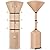 QH.HOME 2025 Upgrade Heavy Duty Tear Resistant Patio Heater Covers,with Tough YKK Zipper and Multiple Windproof Design,Suitable for all kinds of Severe Weather,89"H x 33"D x 19"B,Camel
