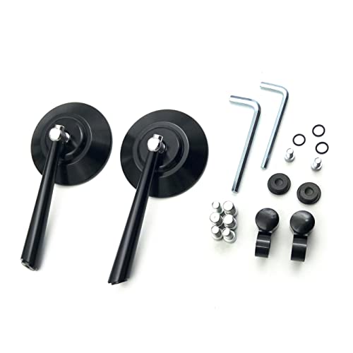 Smt-Blue Round Cnc Rearview Side Mirrors Compatible With Bmw Motorcycles 10Mm 8Mm [B01Nboup0Z] #TOP18