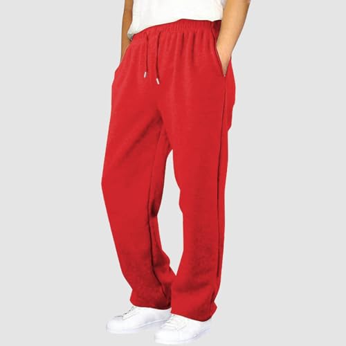 Pantalon de yoga enfant ample rouge pour en finir avec les joggings serrés