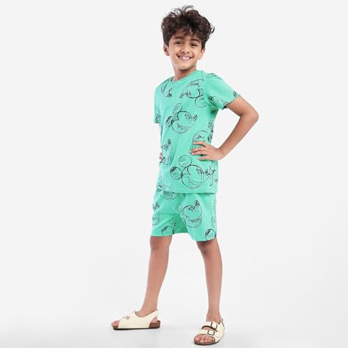 Image of BONKIDS Mickey Boys Printed CO-ORDS (BON9240 2-3Y)