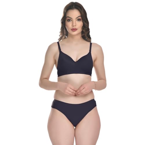 Image of SGC Sweden Women Mix Cotton Thongs Lingerie Set