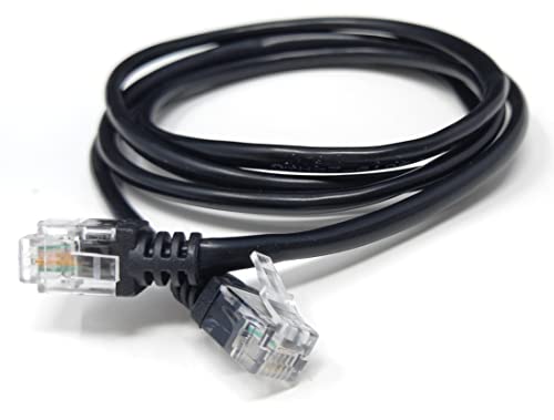 DRUT 1m RJ11 to RJ11 ADSL 2 High Speed Broadband Modem Telephone Cable Transmits Data Up to 100 Mbits/sec