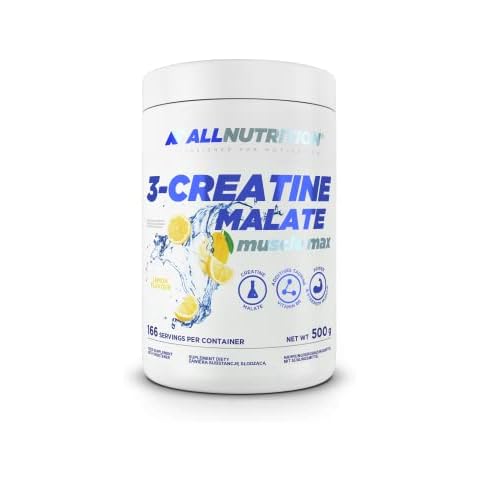 ALLNUTRITION Tri Creatine Malate Powder Supplement - Kreatin Monohydrat & Apfelsäure mit Taurin & Vitamin B6 Cover