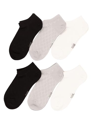 Felina Texture Mesh No-Show Socks 6-Pack2