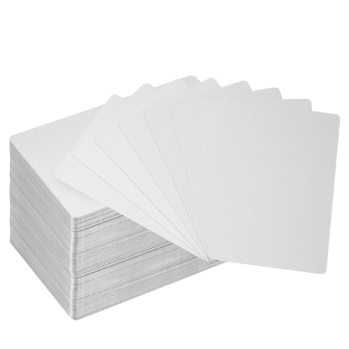 Cartes de visite en métal PATIKIL en aluminium pur argenté pour identité