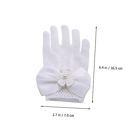 Boys and Girls Stage Performance Gloves White Gloves for Boys Little Girls Led Fingerless Cosplay Accessories2