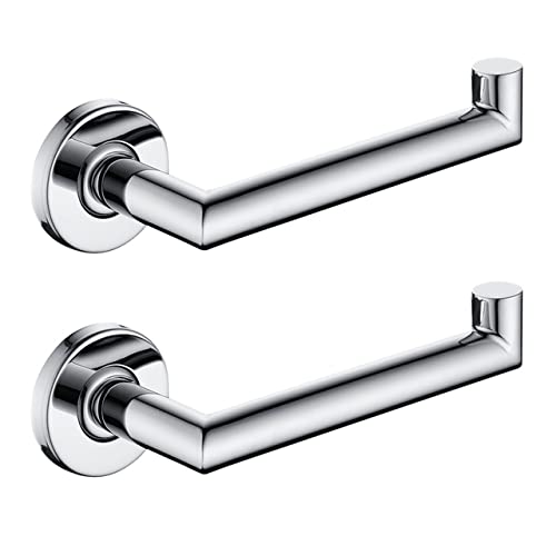 Porte-papier toilette en acier inoxydable argent 4 pièces FANDIAO