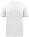 ZITY Golf Polo Shirts for Men Short Sleeve Athletic Tennis T-Shirt White Grey XL