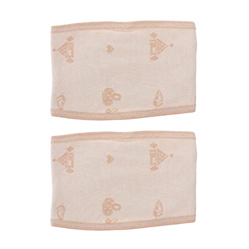 Image of EXCEART Baby Belly Bands 2-Pack Soft Cotton Infant Navel Wraps Breathable Umbilical Cord Care Bands for Newborn Comfort and Protection 18.5X4.13 Inches