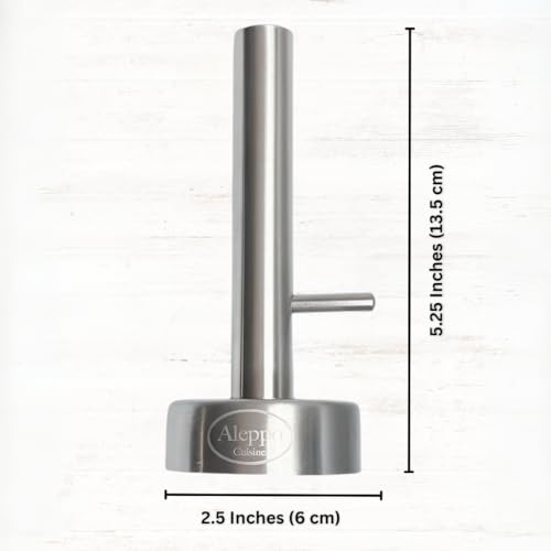 Falafel Maker Press Donut Shape (With Hole) Stainless Steel Premium Quality Professional Middle Eastern Kitchen Tool Meatball Mold Scoop 2.3 Inch (5.5cm) Diameter (1)