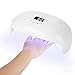 Produktbild Qiterr UV LED Nagellampe, 78W Leistungsstarker UV LED Nagellampe Schnelltrocknender automatischer Sensor mit Lüfter zum Aushärten Aller Gele(EU Plug)