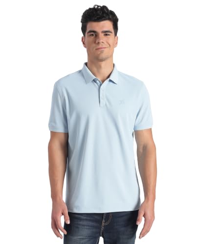 Image of Jockey AM38 Men Microfiber Fabric Solid Half Sleeve Polo T-Shirt with StayDry & StayFresh Technology