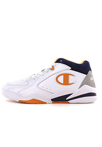 Champion Sneakers Zone Mid Bianco Blu Giallo