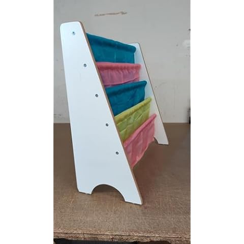 FB FunkyBuys Children's Wooden Storage Bookshelf Cover