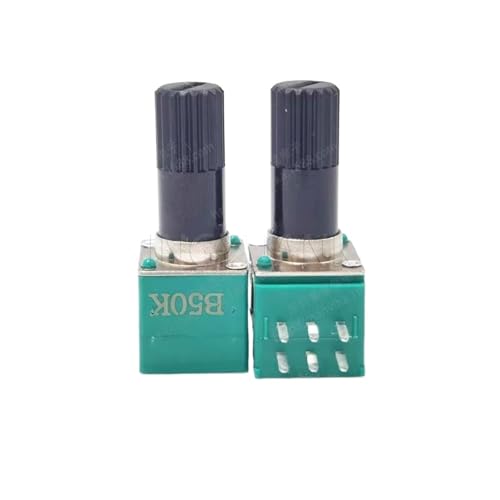 Potentiomètre double B5K B10K B20K B50K B100K B500K A20K A50K C50K 6 broches 15mm RK097