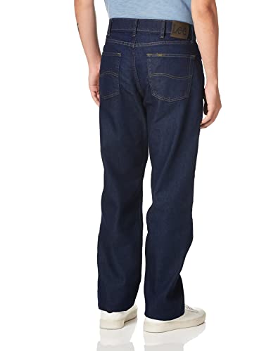Image of Lee Men's Cotton Blend and Polyester Regular Fit Straight Leg Jeans