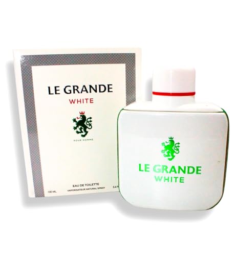 Image of LE GRANDE WHITE EAU DE TOILETTE FOR MEN 3.4 FL. OZ. Woody Aromatic fragrance for men.