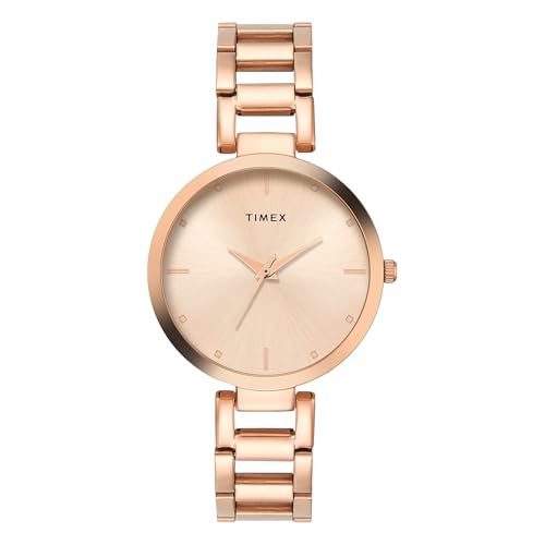Image of TIMEX Analog Watch for Woman with Round Dial & Water Resistant Women's Wrist Watches