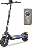 iScooter Electric Scooters Adult, iX3/iX4/iX7Pro Single/Dual Powerful Motor, 40-80km Range Fast Electric Scooter 10" Off-road Tires with 4 Shock Absorbers Foldable E Scooter,Dual Braking System