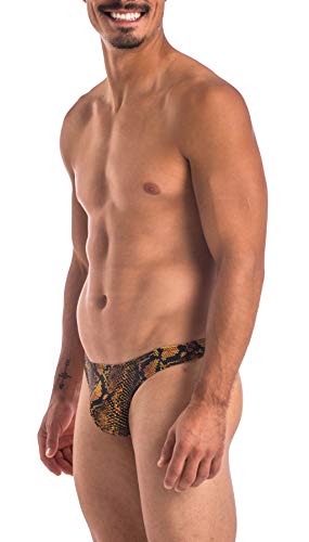 Gary Majdell Sport Men's Thong Underwear Snake Print Small #TOP2