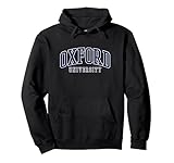 Oxford University Academic Collegiate Oxbridge Logo Abbigliamento Felpa con Cappuccio