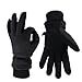 HUBGFEQ Winter Keep Warm Leather Ski Glove Velevt Snow Skateboard Full Finger Windproof Climbing Riding