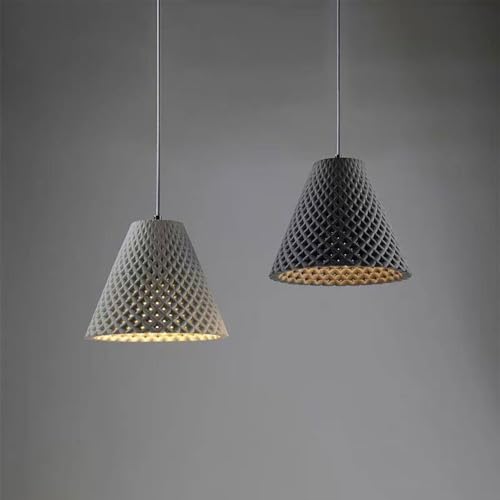 Iluminación decorativa minimalista con lámpara de hormigón de altura ajustable 5