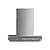 Futuro Futuro Shade 24 Inch Wall-mount/In-Cabinet Modern Range Hood - Italian Desing Vent Hood - Stainless Steel & Flip Glass, LED, Ultra-Quiet, with Blower