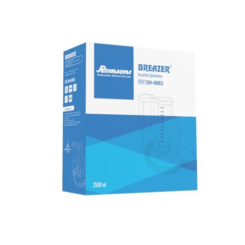 Romsons Breazer 2500 Volumetric Respirometer Spirometer Breathing and Lung Exerciser