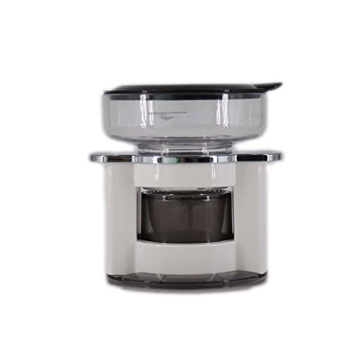 LRFVADW Mini máquina de café automática de mano portátil giratoria eléctrica perfecta para extracción (color blanco)
