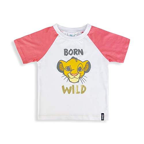 T-shirt Disney Le Roi Lion manches courtes vêtement enfant 6 ans blanc