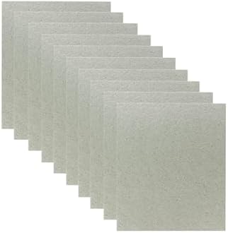 YQBOOM 10 PCS Waveguide Cover, Universal Mica Sheet for All Microwave Oven, Cut to Size, 150X120mm, 10 Pack