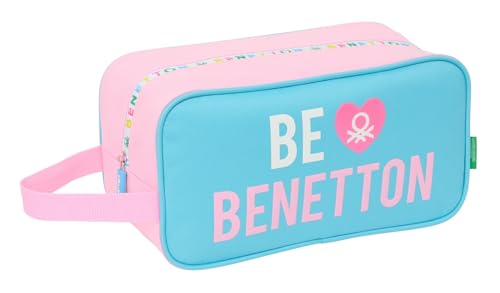 Safta Benetton Unique - Zapatillero Mediano, Multiusos, Portatodo, Deporte, Extraescolares, Fútbol, Cómodo y Versátil, 29x14x15 cm