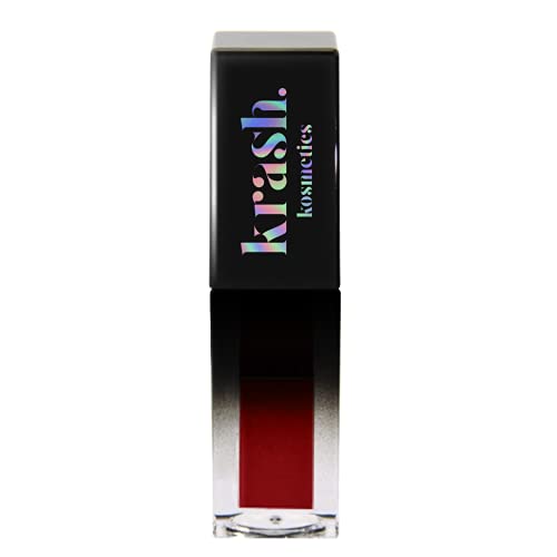 KRASH KOSMETICS Labial Líquido Rojo Mile High Club NASTY GIRL - Hiper Pigmentados - Acabado Mate Aterciopelado - Sensación Ligera Labios - Color Fantasía Intenso - Vegano y Cruelty Free