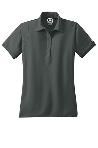 OGIO Women's Jewel Polo | Moisture Wicking Polo Shirt for Women, Short Sleeve Athletic Shirt for Work & Golf