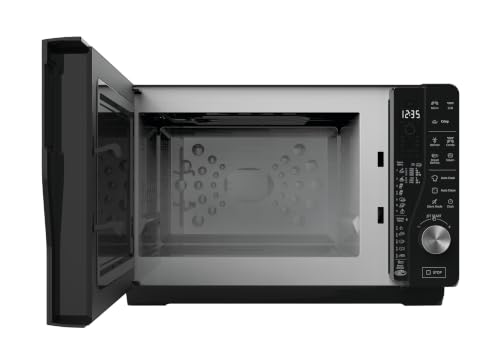 Miniatura 3 de Whirlpool Mwf 427 Sl Encimera - Microondas Encimera, Microondas Combinado, 25 L, 800 W, Botones, Tocar, Negro, Plata