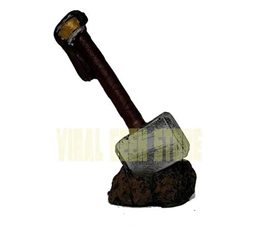 Martelo Thor Estátua Em Resina 17 Cm