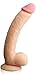 Healthy Vibes Big Dick Dirk Dildo the Porn Star Molded Huge 11.5 Inch Realistic Flesh Lifelike Penis with Suction Cup, Strap On Sex Toy Dong for Men, Women & Couples