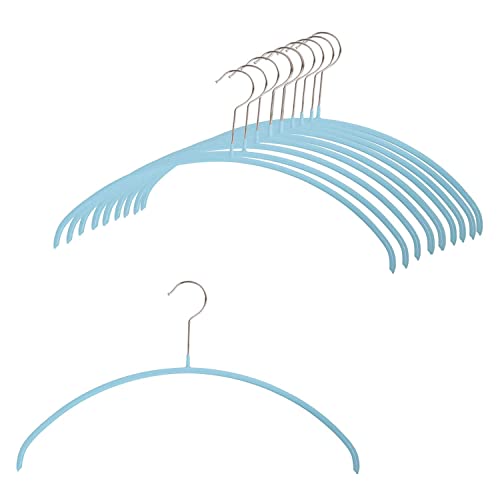 MAWA ドイツのすべらないマワハンガー エコノミック 40P ベビーブルー 10本組 10年保証
